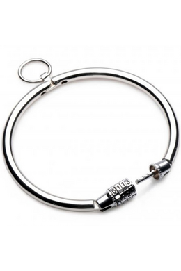 Control Collar for Submissives - Stainless Steel