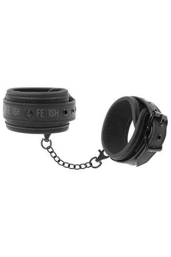 Fetish Submissive: First Vegan Leather Cuffs with Nickel-Free Metal