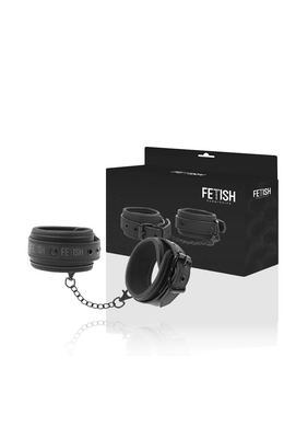 Fetish Submissive: First Vegan Leather Cuffs with Nickel-Free Metal