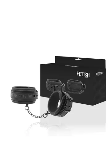 Fetish Submissive: First Vegan Leather Cuffs with Nickel-Free Metal