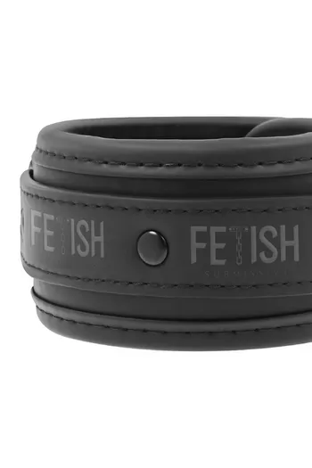 Fetish Submissive: First Vegan Leather Cuffs with Nickel-Free Metal