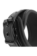 Set di Manette BDSM Fetish Submissive: Collare e Polsiere in Pelle Vegana