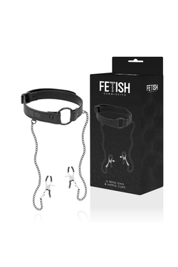 Mordacchia BDSM con Pinze per Capezzoli e Catene - Fetish Submissive