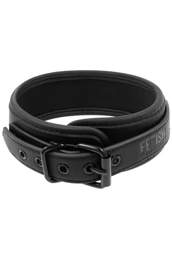 Fetish Submisive BDSM Collar with Nickel-Free Metal Chain - Total Control