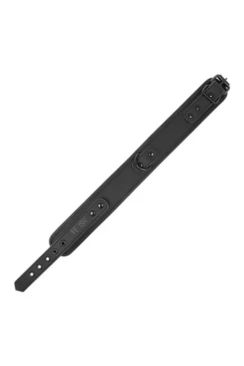 Fetish Submisive BDSM Collar with Nickel-Free Metal Chain - Total Control