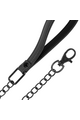 Fetish Submisive BDSM Collar with Nickel-Free Metal Chain - Total Control
