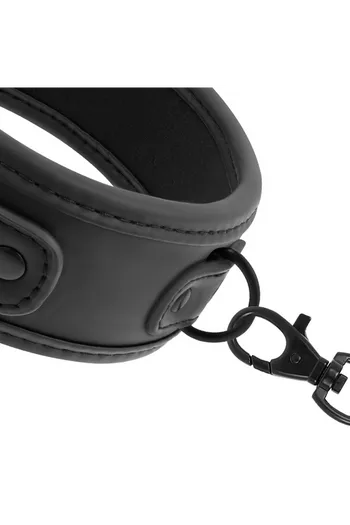 Fetish Submisive BDSM Collar with Nickel-Free Metal Chain - Total Control