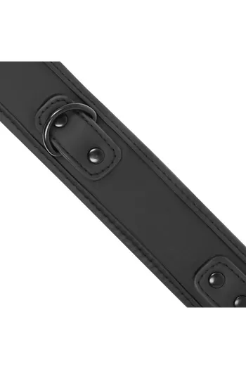 Fetish Submisive BDSM Collar with Nickel-Free Metal Chain - Total Control