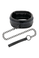BDSM Posture Collar with Adjustable Leash - Darkness