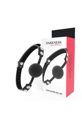 Silicone Gag for BDSM Play - Darkness