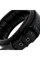 Set Collare e Manette in Pelle Darkness - Sicurezza e Stile per Giochi Intensi