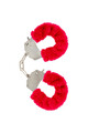 TOYJOY - FURRY FUN CUFFS BONDAGE RED