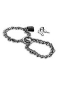Stainless steel wrist chain cuffs