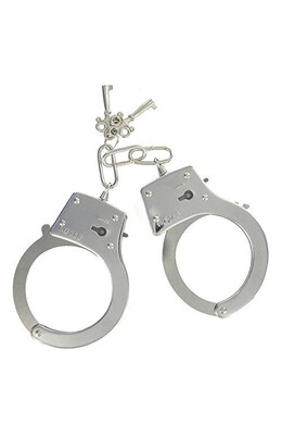 Metal handcuffs for sexual fantasies