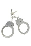 Metal handcuffs for sexual fantasies