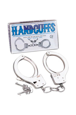 Metal handcuffs for sexual fantasies