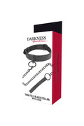 Collarino BDSM Darkness - Controllo Totale in Neopreno e Pelle Sintetica