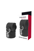 Darkness: Adjustable BDSM Cuffs with Soft Lining for Bondage Play