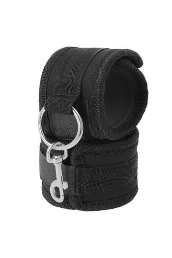 Darkness: Adjustable BDSM Cuffs with Soft Lining for Bondage Play