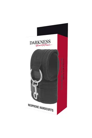 Darkness: Adjustable BDSM Cuffs with Soft Lining for Bondage Play