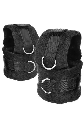 Darkness Interlocking Bed Restraint Kit - Versatile BDSM Restraints