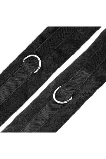 Darkness Interlocking Bed Restraint Kit - Versatile BDSM Restraints