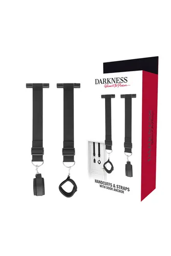Darkness Bondage Door Cuffs: High-Quality BDSM Door Restraints