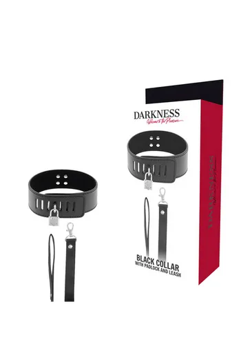 Collarino BDSM Nero con Chiusura Sicura