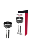 Black BDSM Collar with Secure Lock