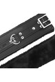Synthetic Leather BDSM Cuffs with Chains - Darkness Collection