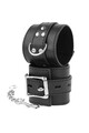 Synthetic Leather BDSM Cuffs with Chains