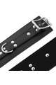Synthetic Leather BDSM Cuffs with Chains