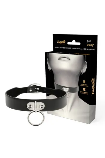 Vegan Leather Fetish Collar Coquette Chic Desire - Exclusive Accessory