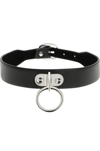 Vegan Leather Fetish Collar Coquette Chic Desire - Exclusive Accessory