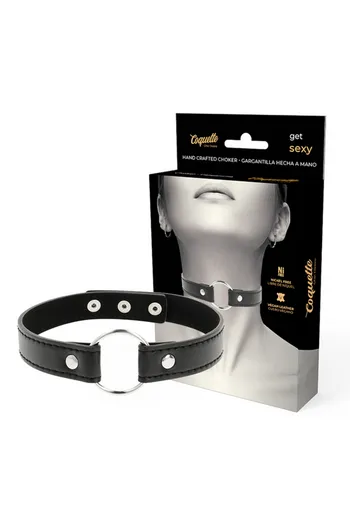 Collare Feticcio in Pelle Vegana Coquette Chic Desire - Accessorio Esclusivo
