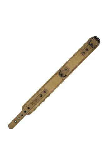 Fetish Submisive Set: Handcuffs and Collar with Chain for BDSM Play