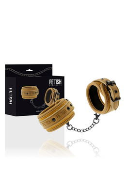 FETISH SUBMISIVE: Vegan Leather Cuffs with Nickel-Free Metal for BDSM