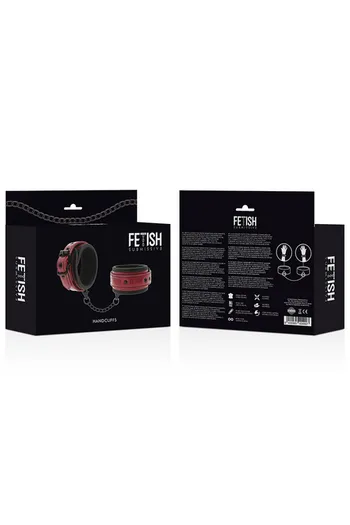 Fetish Submissive Origin: Manette in Pelle Vegana con Metallo Senza Nichel