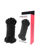Corda di Dominazione Japanese Black Cotton - Gioco Bondage di Alta Qualità