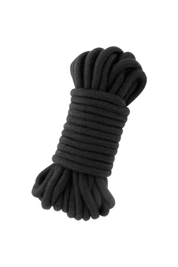 Corda di Dominazione Japanese Black Cotton - Gioco Bondage di Alta Qualità