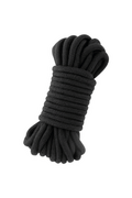 Corda di Dominazione Japanese Black Cotton - Gioco Bondage di Alta Qualità