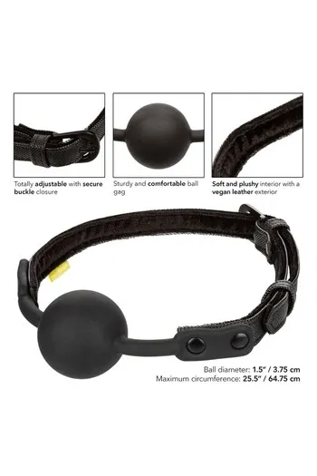 Boundless Ball Gag - Protezione Dentale Sicura con Cinturino Vegano
