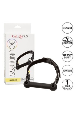 Boundless Bar Gag - Safe, Adjustable Silicone Gag for BDSM Play