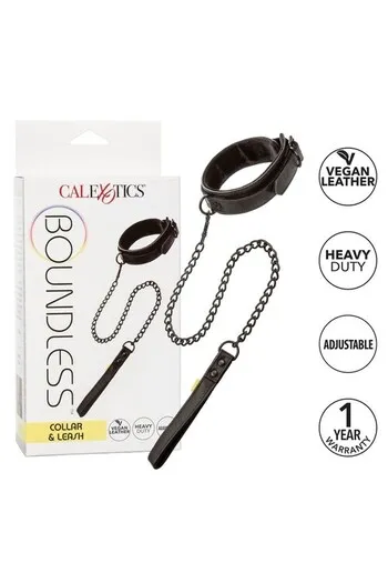 Adult Collar with Leash - Domination and Control in Play