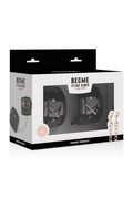 BEGME: Manette in Pelle Vegana con Metallo Senza Nichel per Giochi BDSM