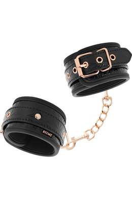 BEGME - Vegan Leather Ankle Cuffs with Nickel-Free Metal for BDSM Play