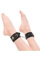 BEGME - Vegan Leather Ankle Cuffs with Nickel-Free Metal for BDSM Play