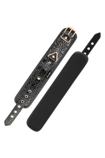 BEGME - Vegan Leather Ankle Cuffs with Nickel-Free Metal for BDSM Play