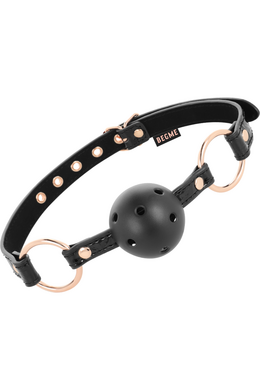 Begme Vegan Leather BDSM Gag - Safe and Adjustable for Role Play
