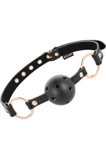 Begme Vegan Leather BDSM Gag - Safe and Adjustable for Role Play